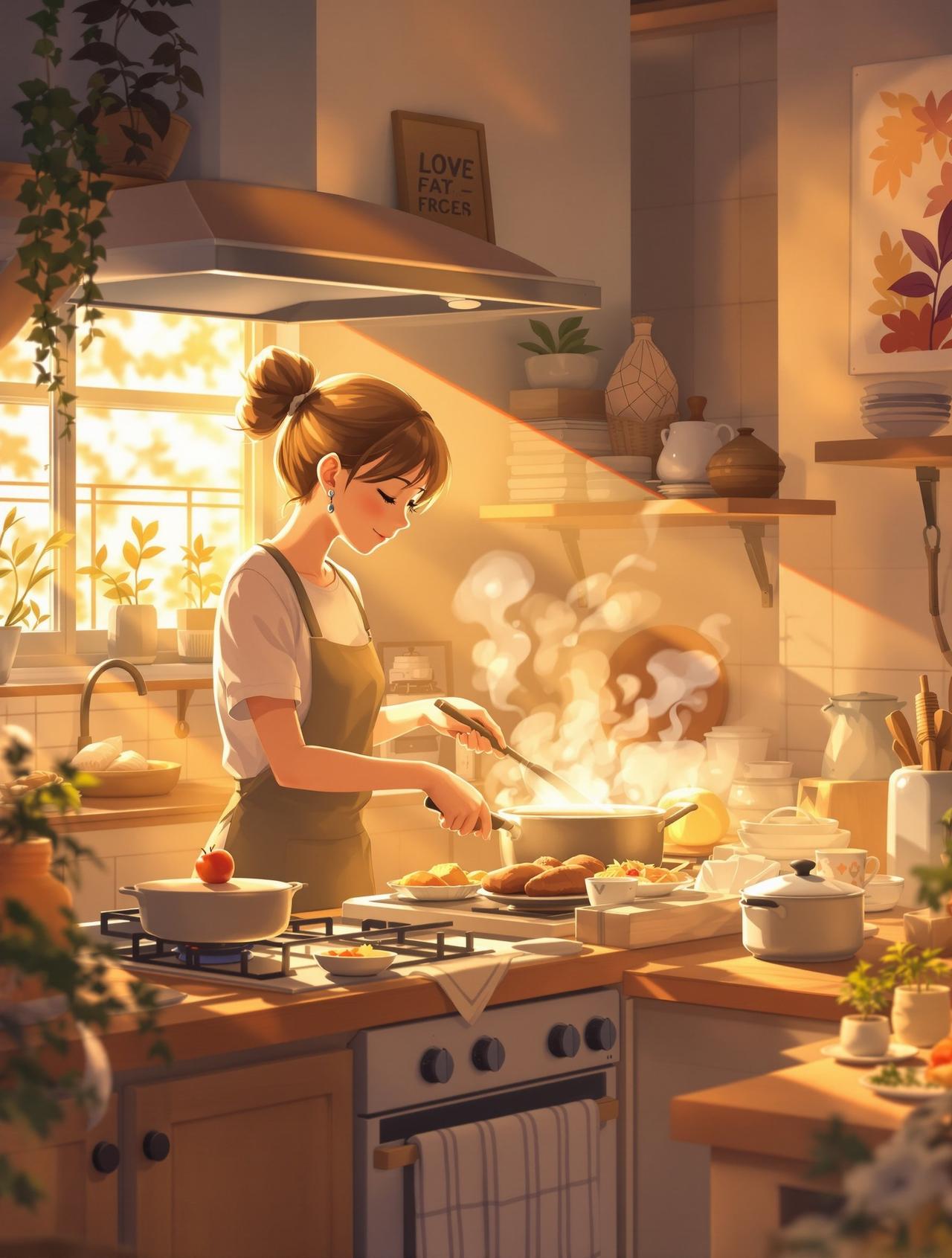 AI短剧大全 - 妈妈的厨房 AI短剧大全作品 - 妈妈的厨房,温情家庭题材动漫短剧